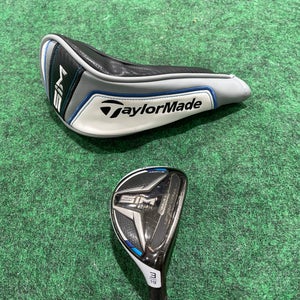 Used Men's TaylorMade SIM Max Right Handed (Stiff) 3 Hybrid | Ventus Fujikara Shaft