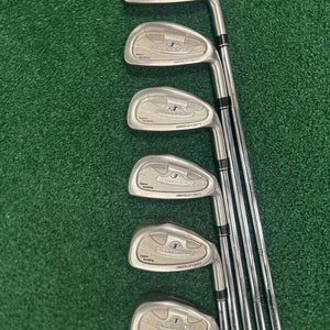 Tour Edge Comp LX Iron Set 4-PW (Missing 8 Iron) Right Hand Stiff Flex Steel