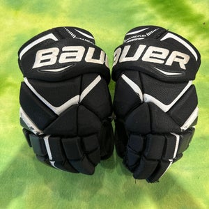 Black Used Junior Bauer Vapor X800 Gloves 11"