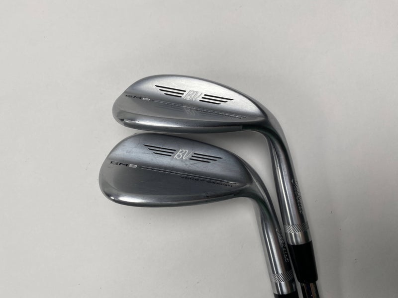 Titleist Vokey SM9 Tour Chrome Wedge Set 56* 14 | 60* 12 Wedge Steel Mens RH