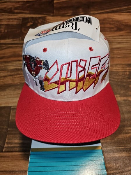NEW Vintage Rare Kansas City Chiefs NFL Sports Team Heroes Hat Cap Vtg Snapback