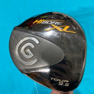 Used Men's Cleveland Hibore XL Driver Right Handed Stiff Flex 9.5 Loft
