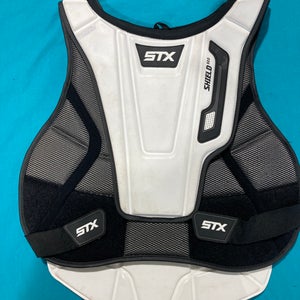 White Used Medium Youth STX Shield 500 Chest Protector