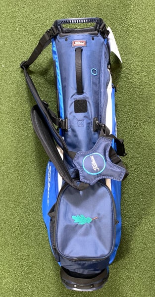 Titleist Players 4 Carbon Carry Stand Bag Blue 4-Way Divide Strap Golf Bag NEW