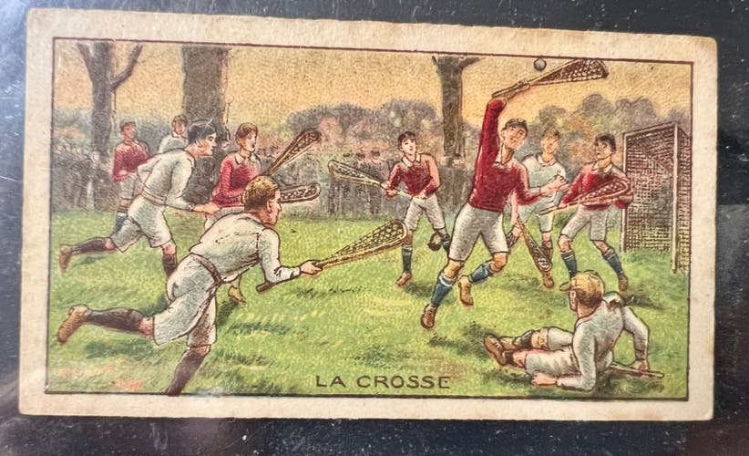 1912 Taddy's Sports & Pastimes Series 1 Tobacco Lacrosse #11