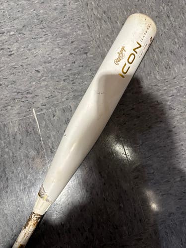 Used 2024 Rawlings Icon Bat USSSA Certified (-8) Composite 23 oz 31"