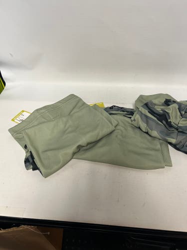 3 Pair 32” Camo Green Used Senior  Premium Socks