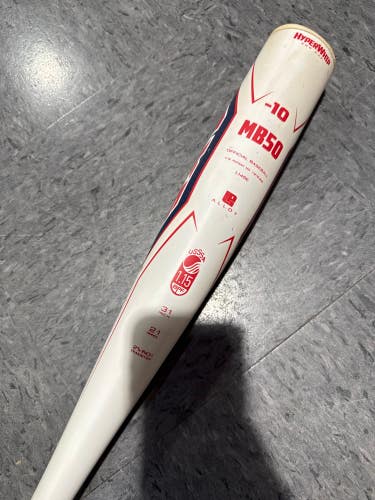 Used AXE MB50 Bat USSSA Certified (-10) Alloy 21 oz 31"