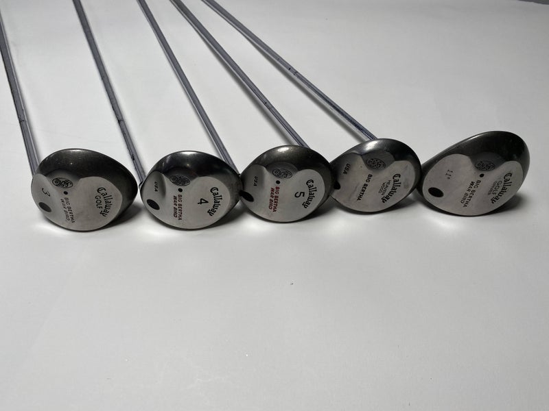 Callaway Big Bertha Warbird Wood Set DR 3 4 5 7 | 11* 15* 17* 18* 21* Regular RH