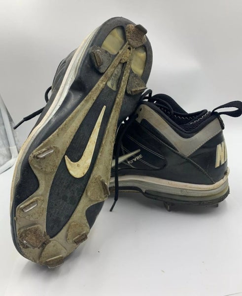Nike Air Max Diamond Elite Fly Metal Mens Baseball Cleats 414985-011 Size 9.5 US