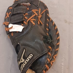 Used Mizuno Right Hand Throw First Base GVF100 Baseball Glove 12"
