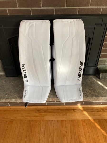 Used 2023 Bauer Pro Stock Supreme Shadow Goalie Leg Pads