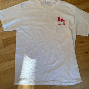 White RPI Hockey Shirt