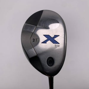 Callaway X 3 Hybrid 21* 80g Stiff Graphite Mens RH Midsize Grip