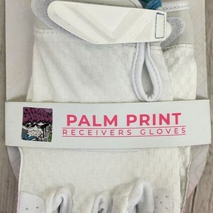 Battle XL Youth Triple Threat Graffiti Football Receivers Gloves UltraTack Palms