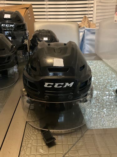 Used Medium CCM Pro Stock Tacks 710 Helmet