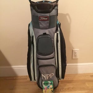 Titleist Club 14 Cart Golf Bag with 14-way Dividers & Rain Cover
