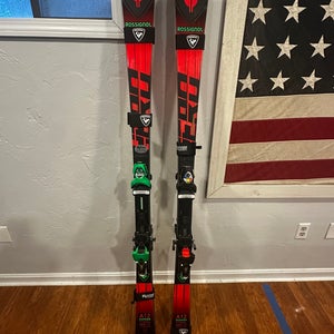 Men's 2022 Racing With Bindings Max Din 15 Hero FIS SL Pro Skis (Made In France)