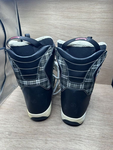 Salomon Brigade Snowboard Boots Plaid Black Autofit Lacing  display picture 1