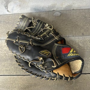 Mizuno 12” MZ F16 First Base Baseball Mitt Glove Game Left Hand Throw Black LHT
