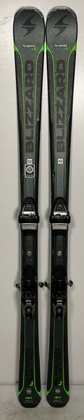 Used Blizzard 167cm Quattro 7.3 Skis With Marker 10TP Bindings (SY1918)