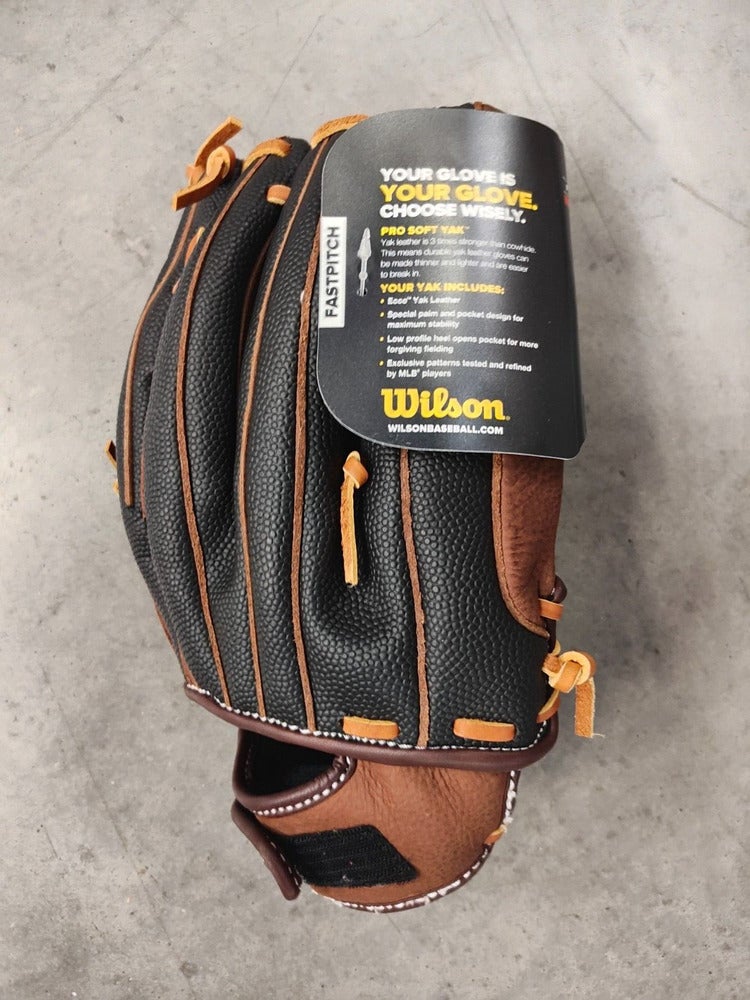 Lighter Glove Wilson Yak Baseball Glove Wilson Pro Soft YAK FP BBG