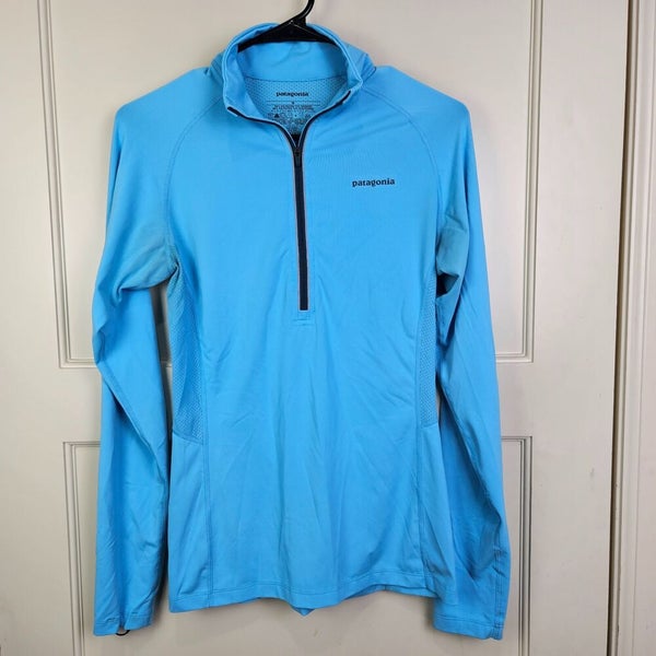Patagonia Capilene Performance Baselayer Mens Size: M Blue 1/2 Zip Outdoor