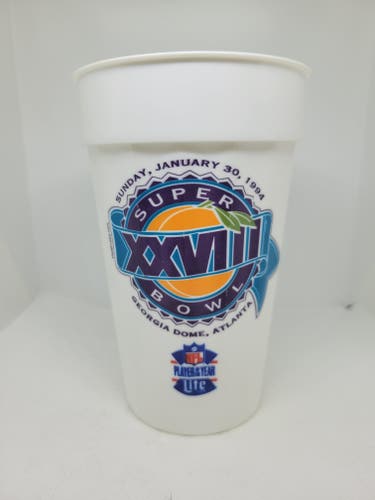 Miller Lite Super Bowl XXVIII Souvenir Beer Cup