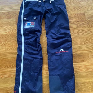 Blue Unisex Medium J.Lindeberg Official FIS Alpine ski championships Ski Pants