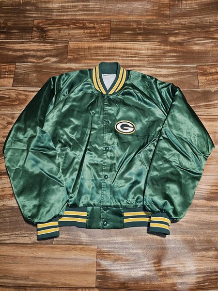 Vintage Green Bay Packers NFL Sports Chalkline Satin Sports Jacket Size Large