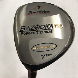 Tour Edge Bazooka F4 DRAW BIAS FW - #7 Wood / 22° Loft  Left Hand CUSTOM BUILT!
