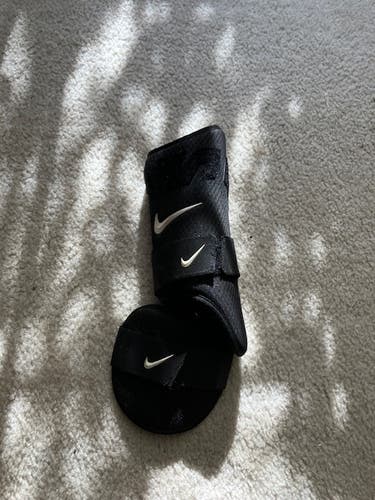 Black Used Senior Nike Shin Guard Lefty