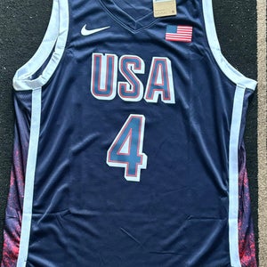 Stephen Curry 2024 Team USA Paris Olympics Jersey