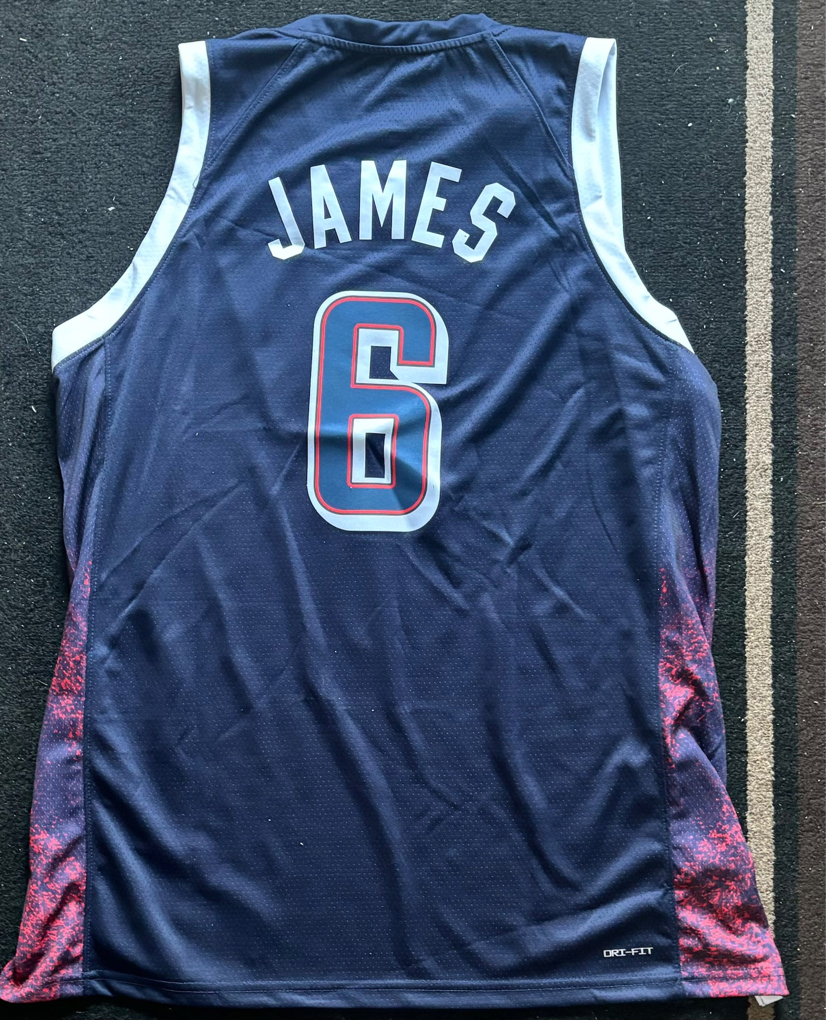 lebron james olympics jersey