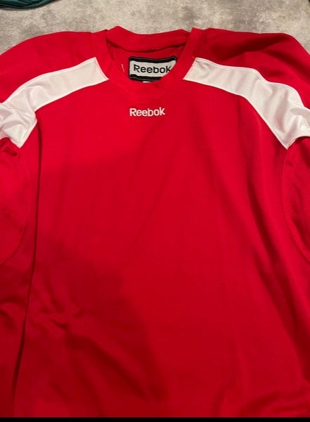 3 Used Goalie Cut Reebok Jerseys