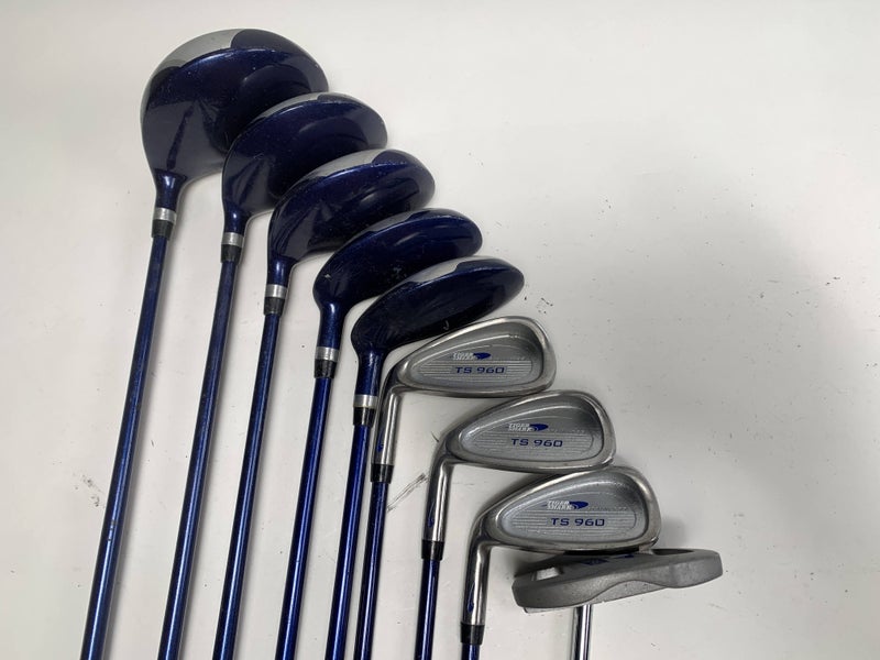 Tiger Shark TS 960 Club Set Driver 3W-4W 5H-6H 7-9 Putter Ladies LH
