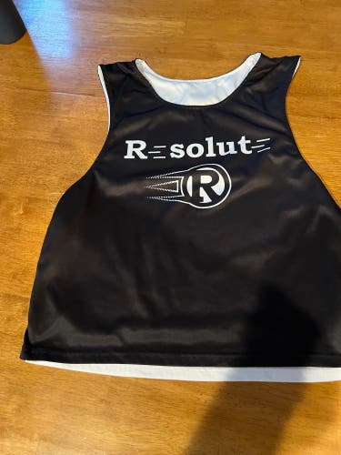 Lacrosse pinnie Resolute black/white sz L/XL