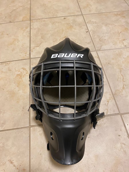 Used Senior Bauer NME 5 Goalie Mask