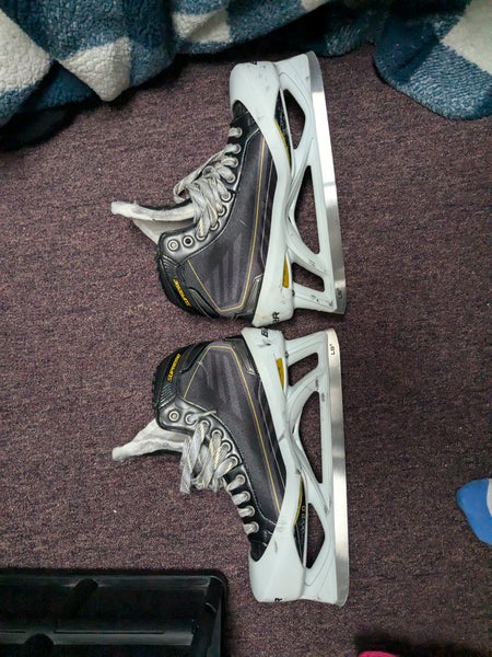 Used Senior Bauer Supreme One.9 Hockey Goalie Skates Regular Width 10