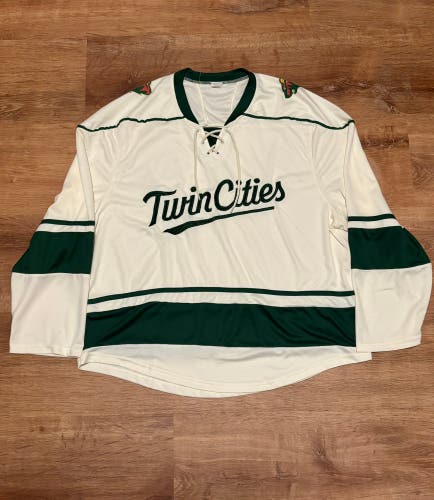 Minnesota Twins “Twin Cities” 2023 Theme Night Hockey Jersey Minnesota Wild (L)