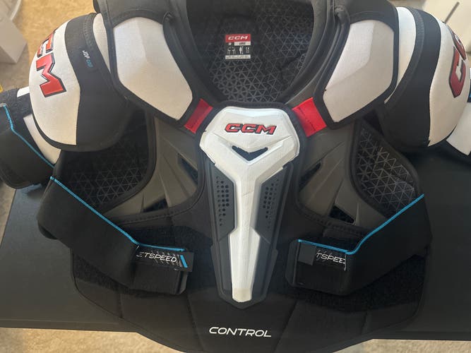 New Senior Large CCM Control Shoulder Pads