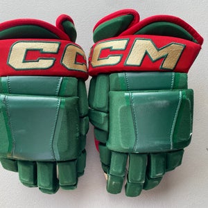 CCM HG97 Pro Stock 14" Hockey Gloves Wild Green 6934