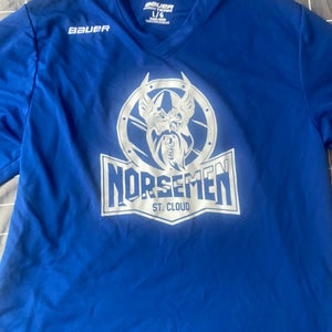 Blue Used Medium/Large Bauer Jersey