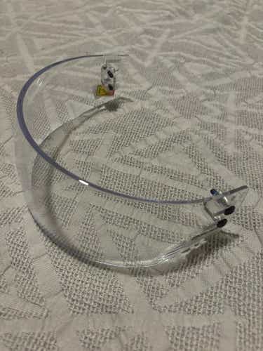 Bauer Hockey Pro Straight Half Shield Visor, Size Senior