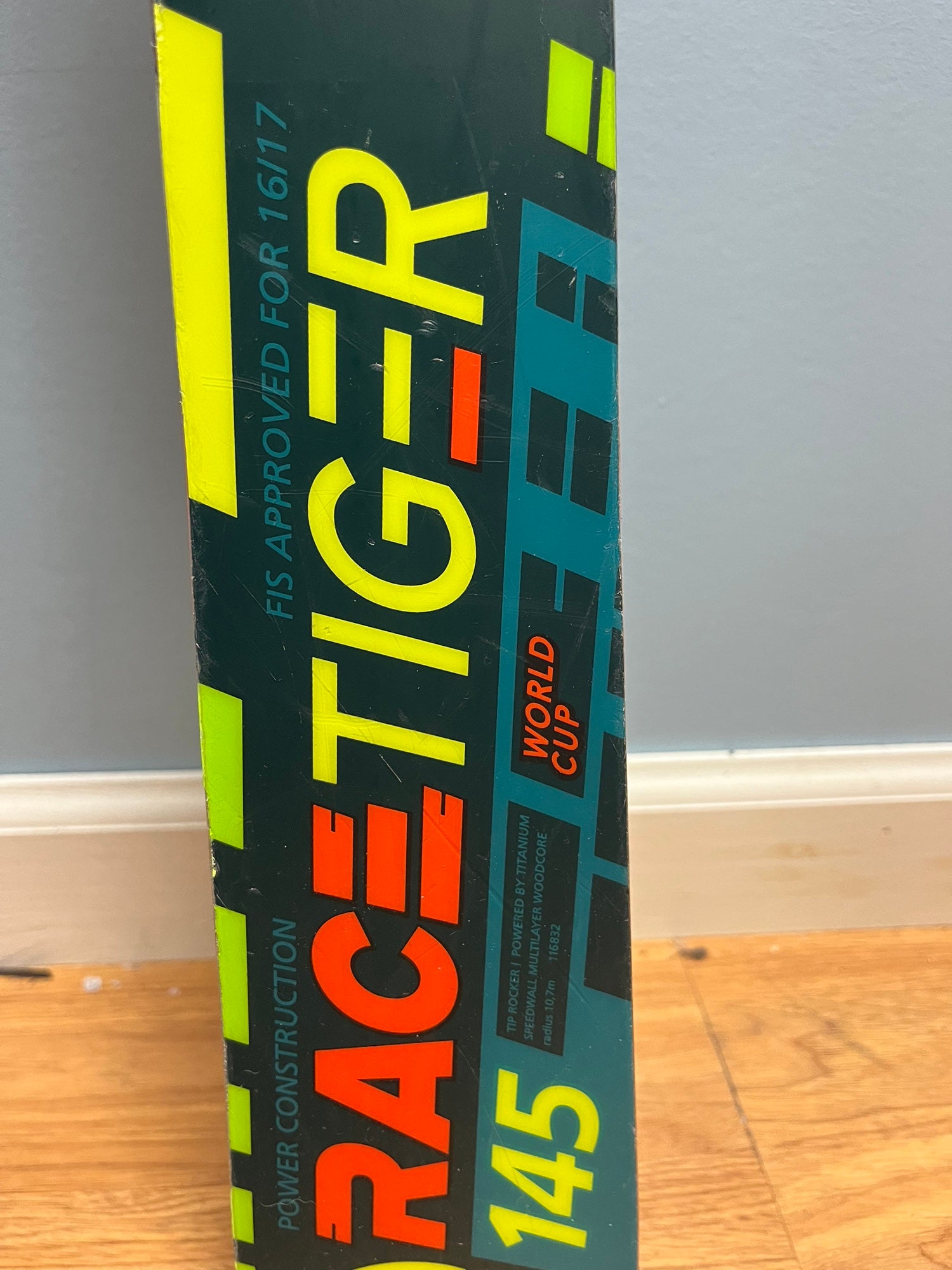 Völkl Racetiger SL 145 2026 Volkl Racetiger WC FIS SL Skis – Race Place