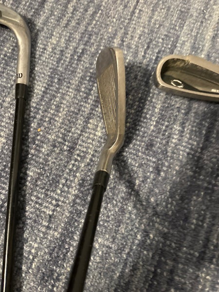 Men's Wilson Right Handed Senior Flex 4 Pieces Profile Clubs (*missing 9 Iron*)