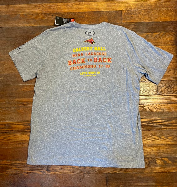 NEW Under Armour Calvert Hall Lacrosse Championship Shirt