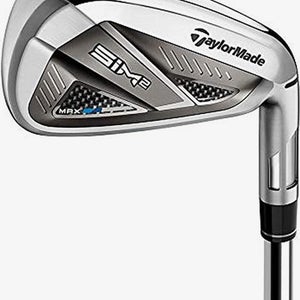 NEW TaylorMade SIM2 Max 5-PW+AW Iron Set Steel KBS Max MT 85 Stiff Flex