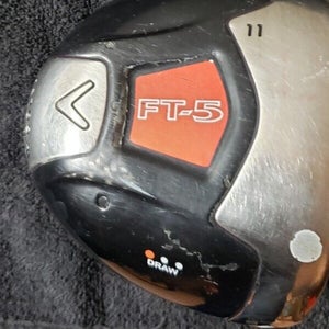 45.5 IN CALLAWAY FUSION FT-5 DRAW 11 DEG DRIVER GOLF CLUB VERY NICE   1124