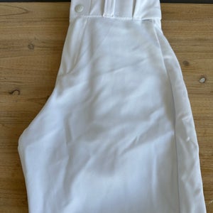 White Alleson Youth Medium Baseball Pants